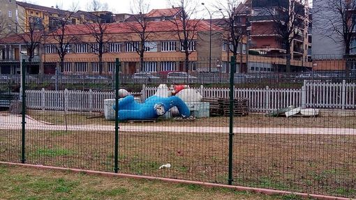 Vandali in azione al parco Pietro Mennea