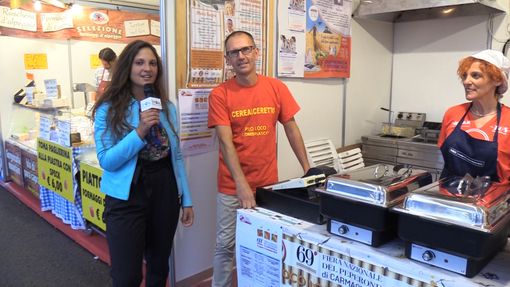 Con la Pro Loco Lombriasco le anguille abbinate alla peperonata di Carmagnola [VIDEO]