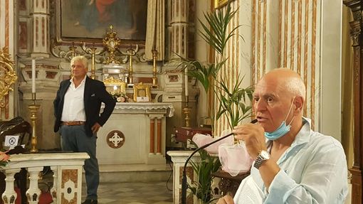 Presentato a Moltedo il restauro del quadro del pittore Lazzaro Tavarone &quot;Lactatio Virginis di San Bernardo Abate&quot;