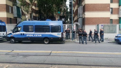 polizia e sgombero