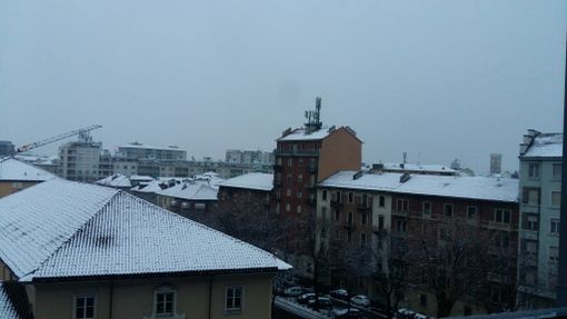 Continua la fase fredda e instabile a Torino, nevicate anche a bassa quota