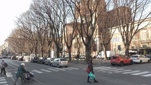 La chiesa della Salute e la piazza confinante