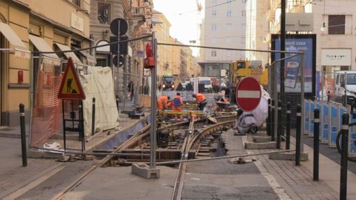 I lavori in via XX Settembre