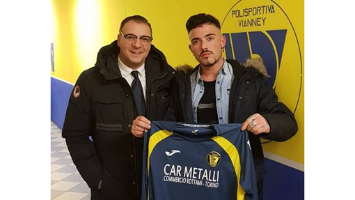 Stefano Cabras con il ds del Vianney