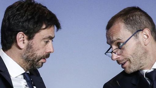 Andrea Agnelli e Aleksander Ceferin Andrea Agnelli e Aleksander Ceferin