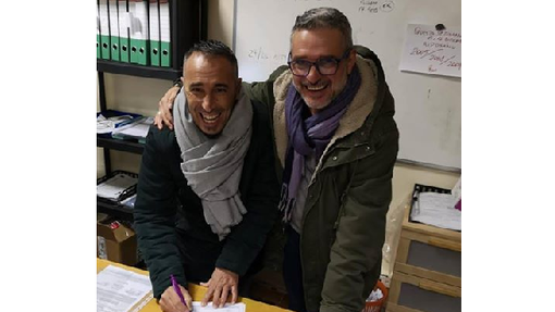 Enzo Prago firma a Borgaretto