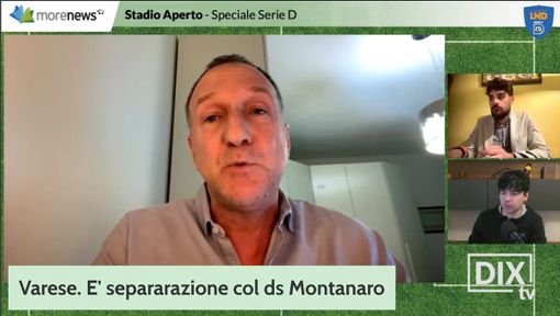 Rottura tra il Varese e il ds Montanaro, ora la sosta prima del rush finale Rottura tra il Varese e il ds Montanaro, ora la sosta prima del rush finale