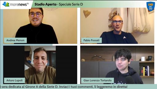 Parterre de roi con Fabio Fossati e Arturo Lupoli nella prima puntata del 2022 Parterre de roi con Fabio Fossati e Arturo Lupoli nella prima puntata del 2022
