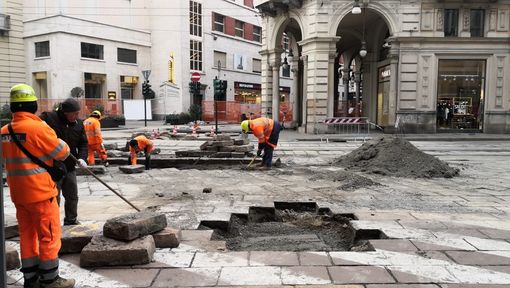 Via Pietro Micca, verso il ripristino della viabilità dopo la fuga di gas Via Pietro Micca, verso il ripristino della viabilità dopo la fuga di gas