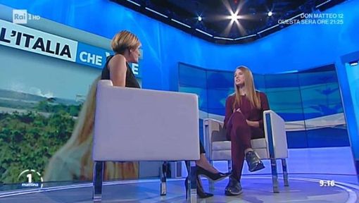 Collegno, "AstroGiulia" Bassani ospite in TV per la rubrica "L'Italia che vale" Collegno, "AstroGiulia" Bassani ospite in TV per la rubrica "L'Italia che vale"