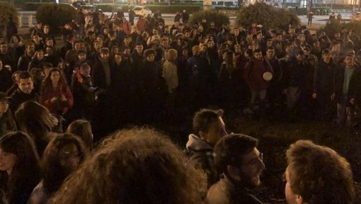 In 300 ieri sera in marcia tra Nichelino e Moncalieri per dire no alla mafia