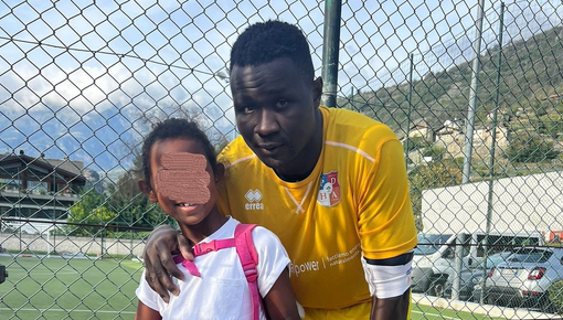 Portiere con bambina