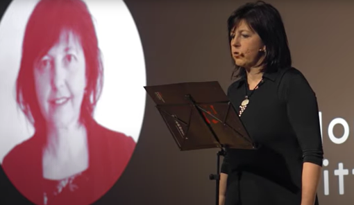 Silvia Lorenzino nell’intervento ‘Non chiamiamola vittima!’ del novembre del 2019 al Politecnico di Torino Silvia Lorenzino nell’intervento ‘Non chiamiamola vittima!’ del novembre del 2019 al Politecnico di Torino