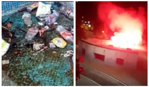 Quel giardino ostaggio di vandali e degrado: cominciata la demolizione della fontana dedicata alle operaie Ex Superga Quel giardino ostaggio di vandali e degrado: cominciata la demolizione della fontana dedicata alle operaie Ex Superga