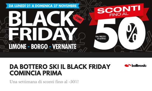 Da Bottero Ski è tempo di BLACK FRIDAY WEEK!