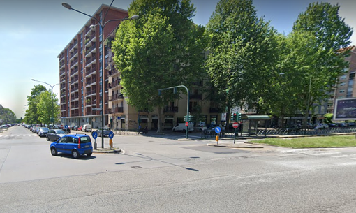 Incrocio tra corso Traiano e corso Benedetto Croce