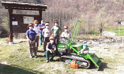 Cantoira, i tecnici della Forestale ripuliscono l'alveo e le sponde dello Stura