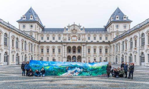 Quando gli architetti incontrano il liceo artistico: il Castello del Valentino si colora di talento [FOTO]