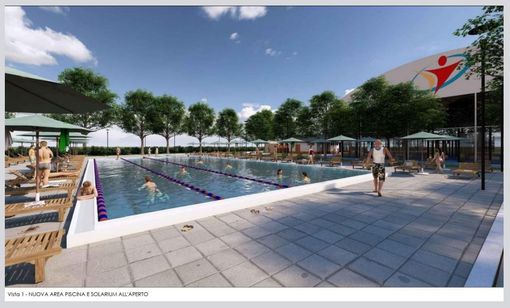 Collegno, il Palazzetto dello Sport si amplia e raddoppia con piscina esterna, nuovi spogliatoi e spazi per padel e accoglienza al pubblico