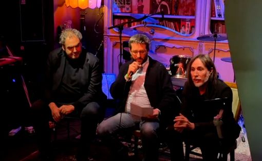 Un momento della presentazione al Germi di Milano Un momento della presentazione al Germi di Milano