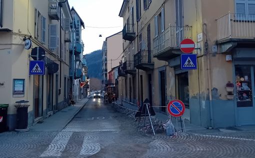 I lavori in via Roma