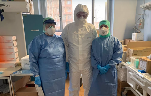 medici e infermieri dell'Amedeo di Savoia