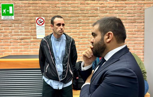 Zerocalcare e Marco Grimaldi in tribunale