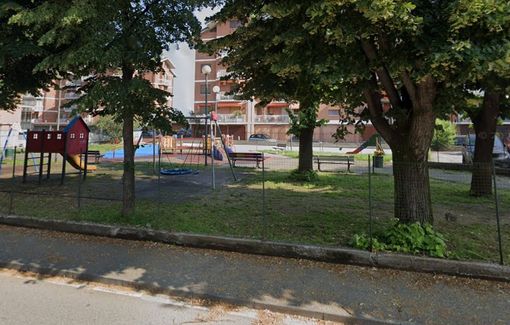 Il parco giochi di via Molino