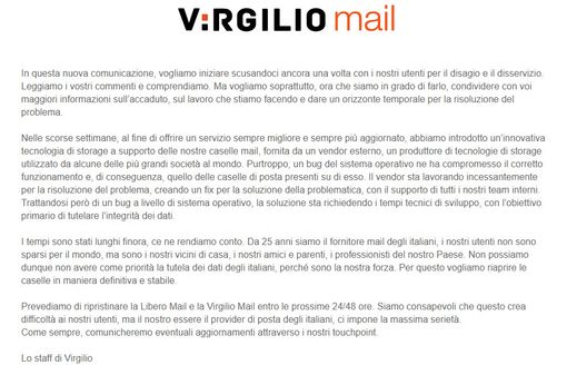 comunicazione virgilio