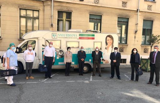 Un camper per la Città della Salute, Caucino e Carosso: &quot;Grande gesto di generosità&quot;