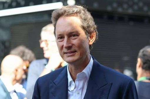 Una immagine d'archivio di John Elkann