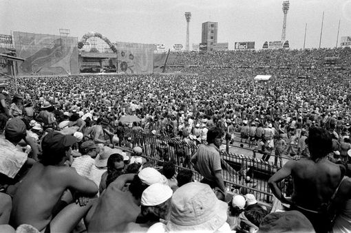 concerto dei Rolling Stones nel 1982