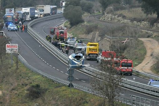Incidente tra due portavalori sulla tangenziale sud all'altezza di Savonera