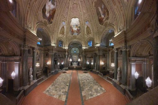 Interno della chiesa della Motta (foto di don Carlo Pizzocaro)