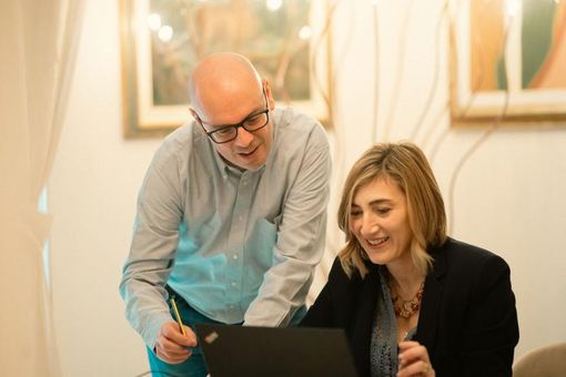 Marco Gaido e Rosanna Napoli Marco Gaido e Rosanna Napoli