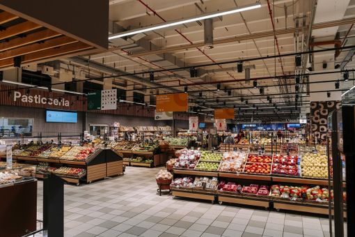 Un nuovo supermercato a Madonna di Campagna (foto di archivio)