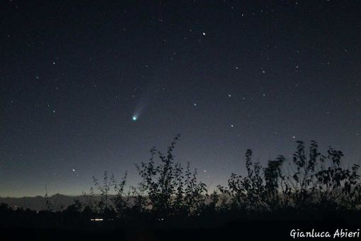 La cometa C/2025 A6 Lemmon (foto di Gianluca Abieri)