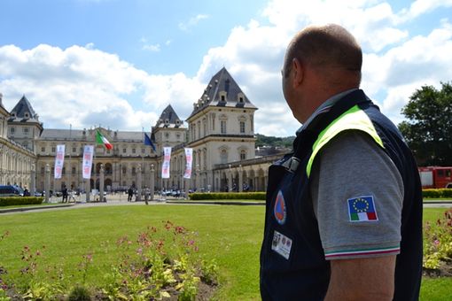 Torino, il contributo della protezione civile al Salone dell'auto