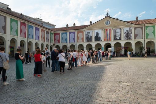 Pubblico de La grande invasione in attesa dell'inizio della lezione di Nicola Lagioia - ©Luisa Romussi Pubblico de La grande invasione in attesa dell'inizio della lezione di Nicola Lagioia - ©Luisa Romussi