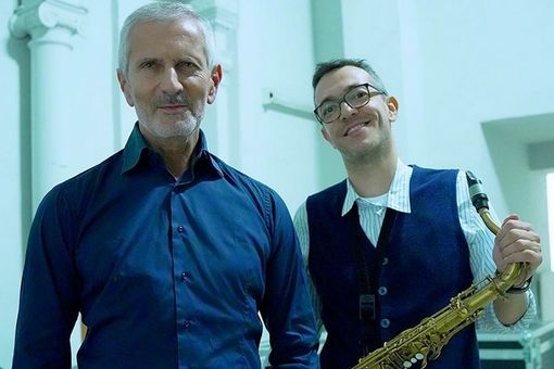 Gianrico Carofiglio e Piero Delle Monache Gianrico Carofiglio e Piero Delle Monache