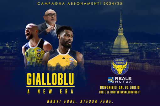 Parte la campagna abbonamenti di Reale Mutua Basket Torino