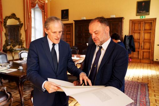 Christian Masset, ambasciatore francese in Italia in visita all'Università di Torino Christian Masset, ambasciatore francese in Italia in visita all'Università di Torino