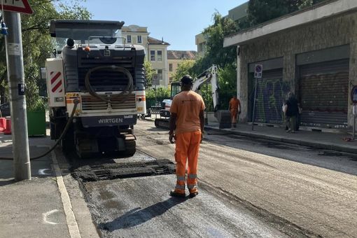 asfalto di una strada
