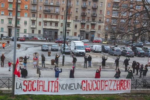 Striscione Befana popolare