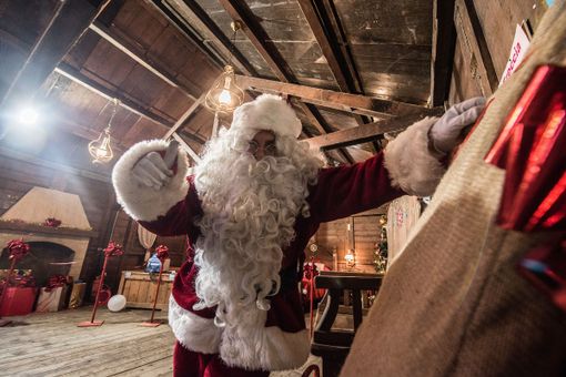 la casa di babbo natale