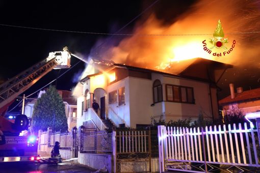Condove, incendio in abitazione in via Clavière