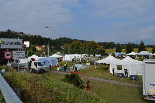 Rivarossa, grande partecipazione all'esercitazione della Protezione Civile