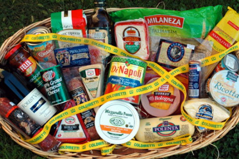 Coldiretti Piemonte a Montecitorio per smascherare il primo trattato europeo che promuove il falso Made in Italy a tavola