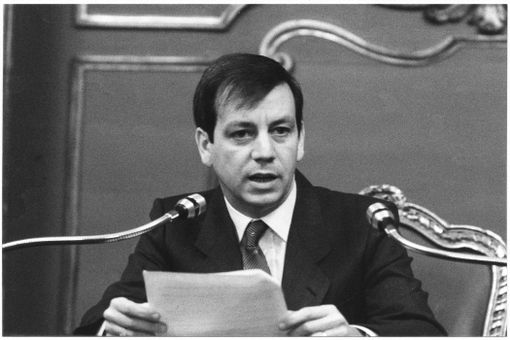 una immagine in bianco e nero di Giorgio Cardetti