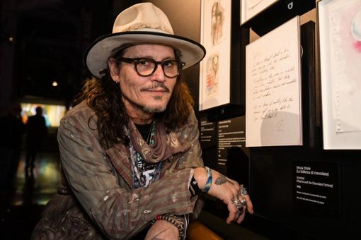 Johnny Depp in visita al Museo del Cinema di Torino Johnny Depp in visita al Museo del Cinema di Torino